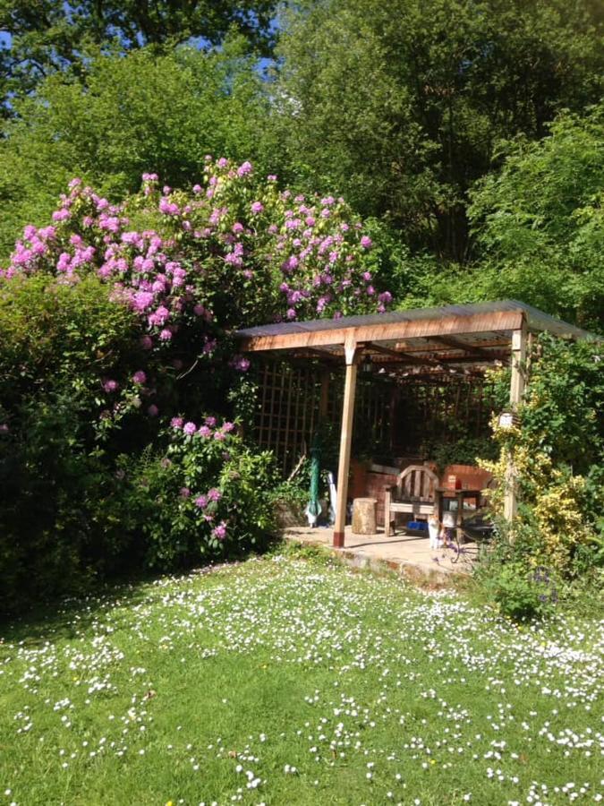 קארמרת'ן 'Morris' The Shepherd'S Hut With Woodland Hot Tub מראה חיצוני תמונה